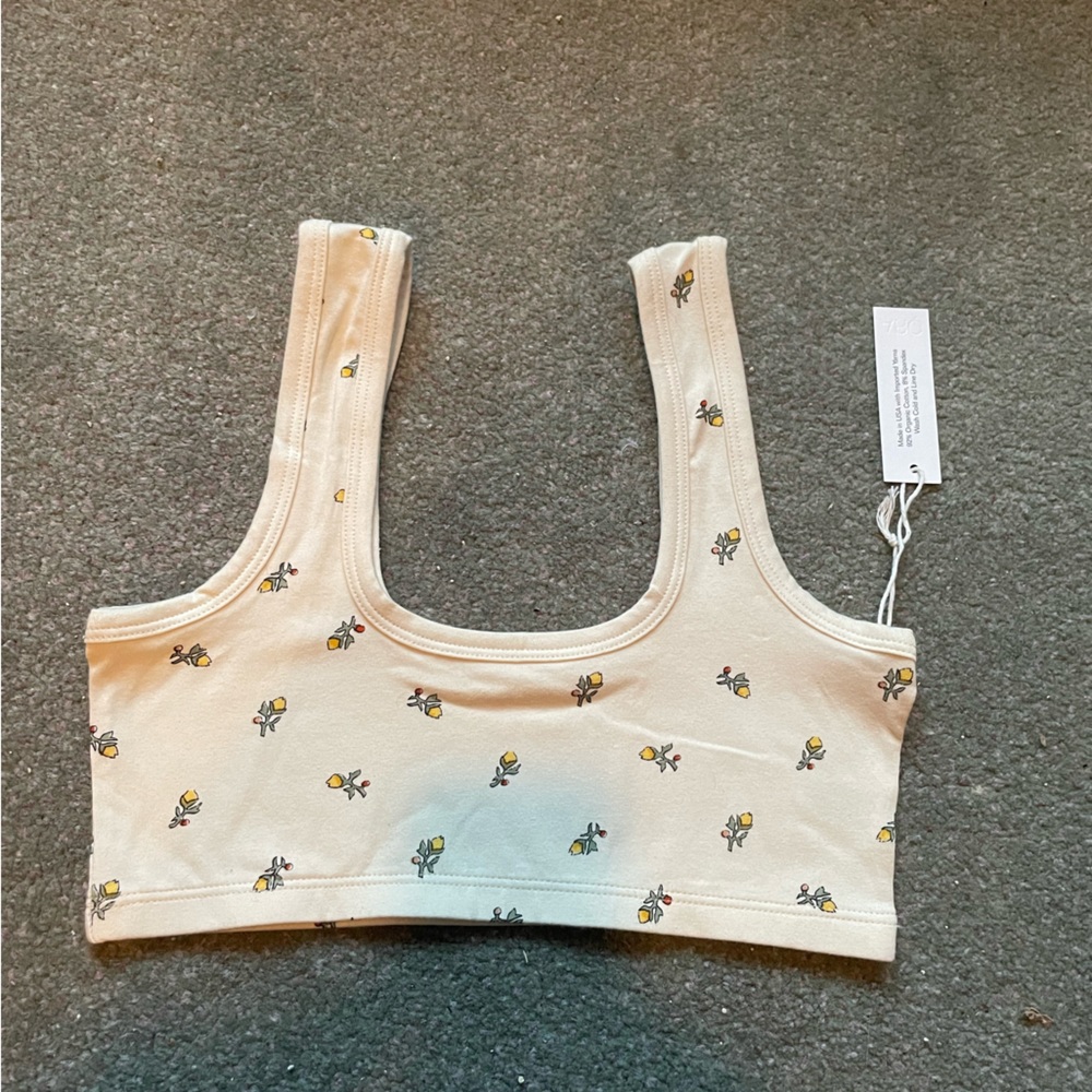 ARQ wide strap bra calico medium